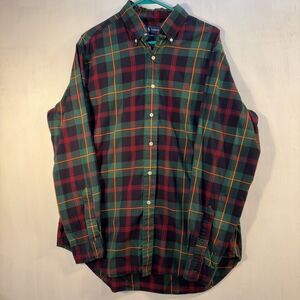 Men’s Ralph Lauren Size Large Classic Fit Plaid Long Sleeve Button Down Shirt